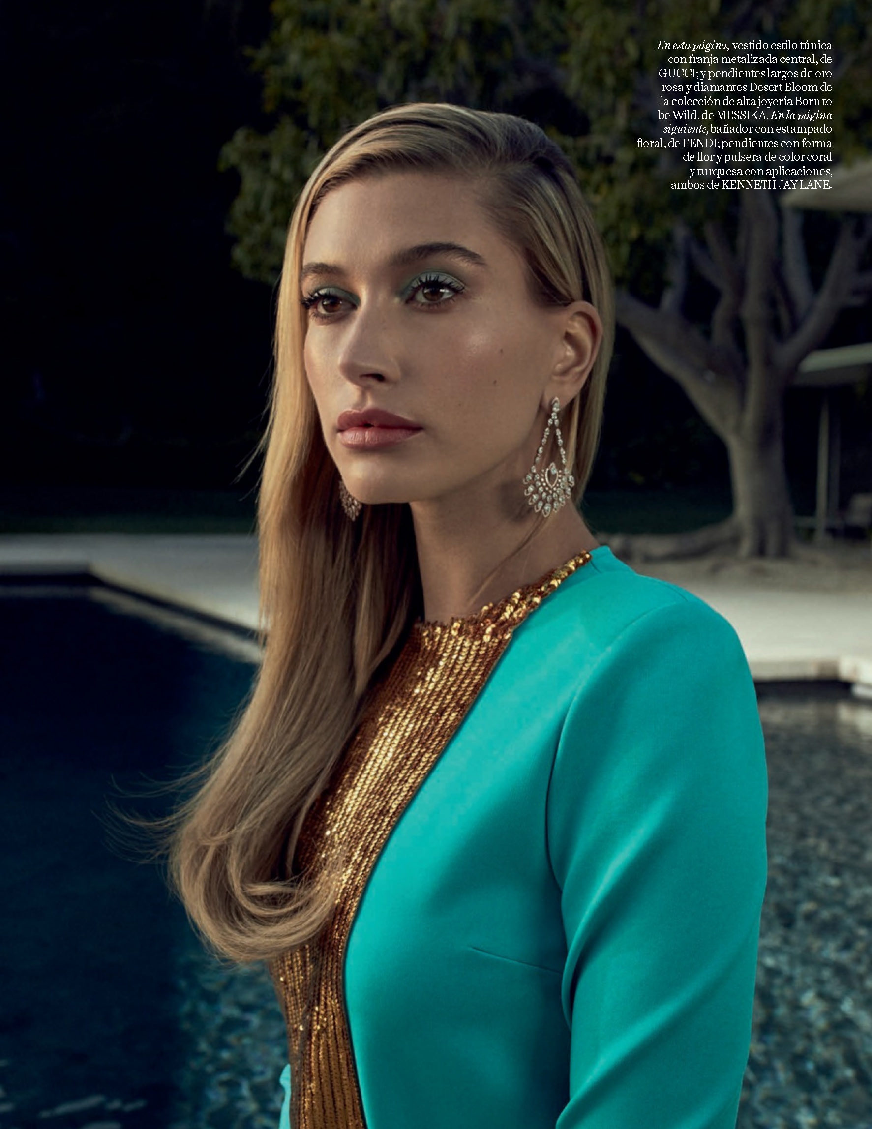 Photo n°1 : Hailey Bieber?s Old Hollywood pour Vogue Espagne