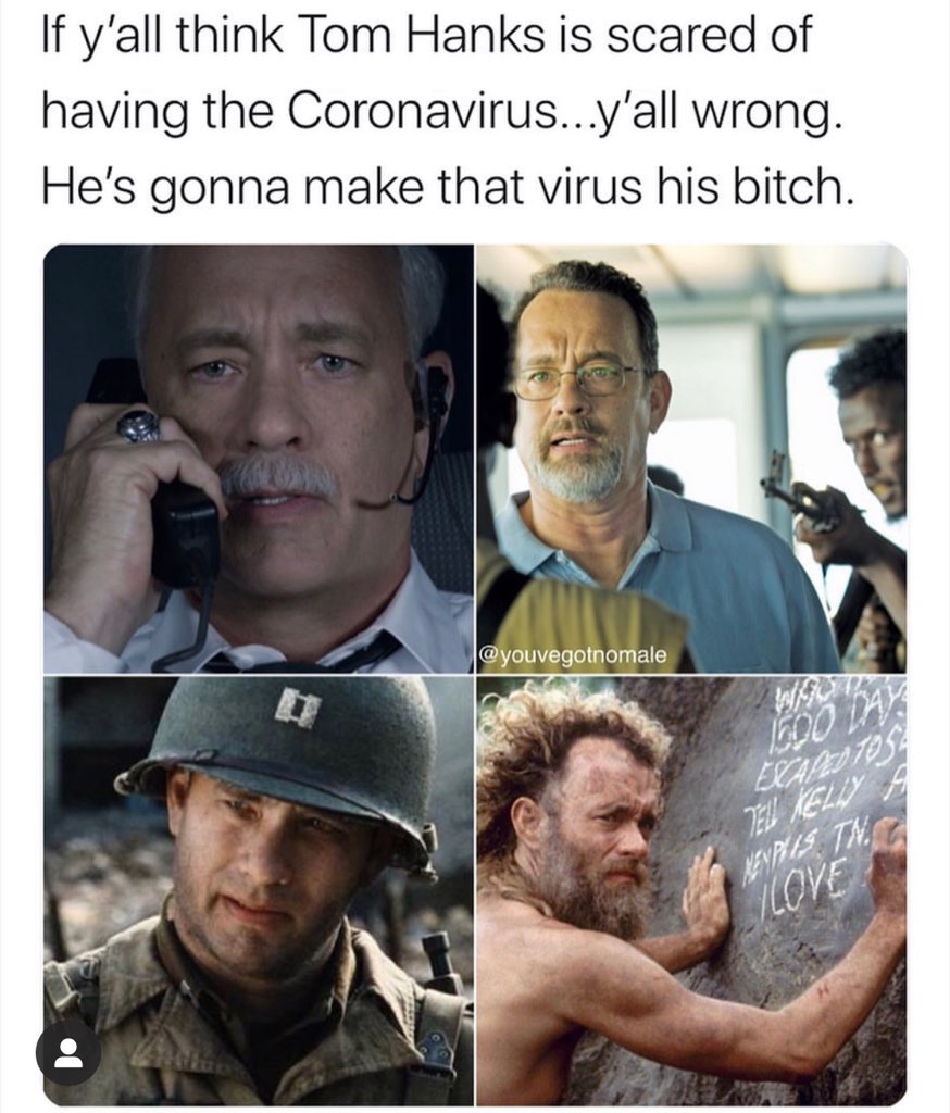 Lo mejor de Tom Hanks Coronavirus Memes - Photo 16