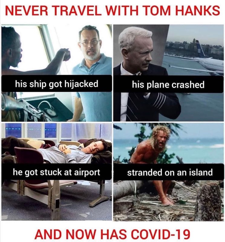 Photos n°14 : The Best of the Tom Hanks Coronavirus Memes