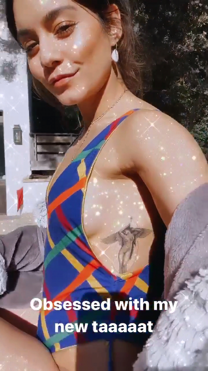 Vanessa Hudgens Shows Off New Tattoo