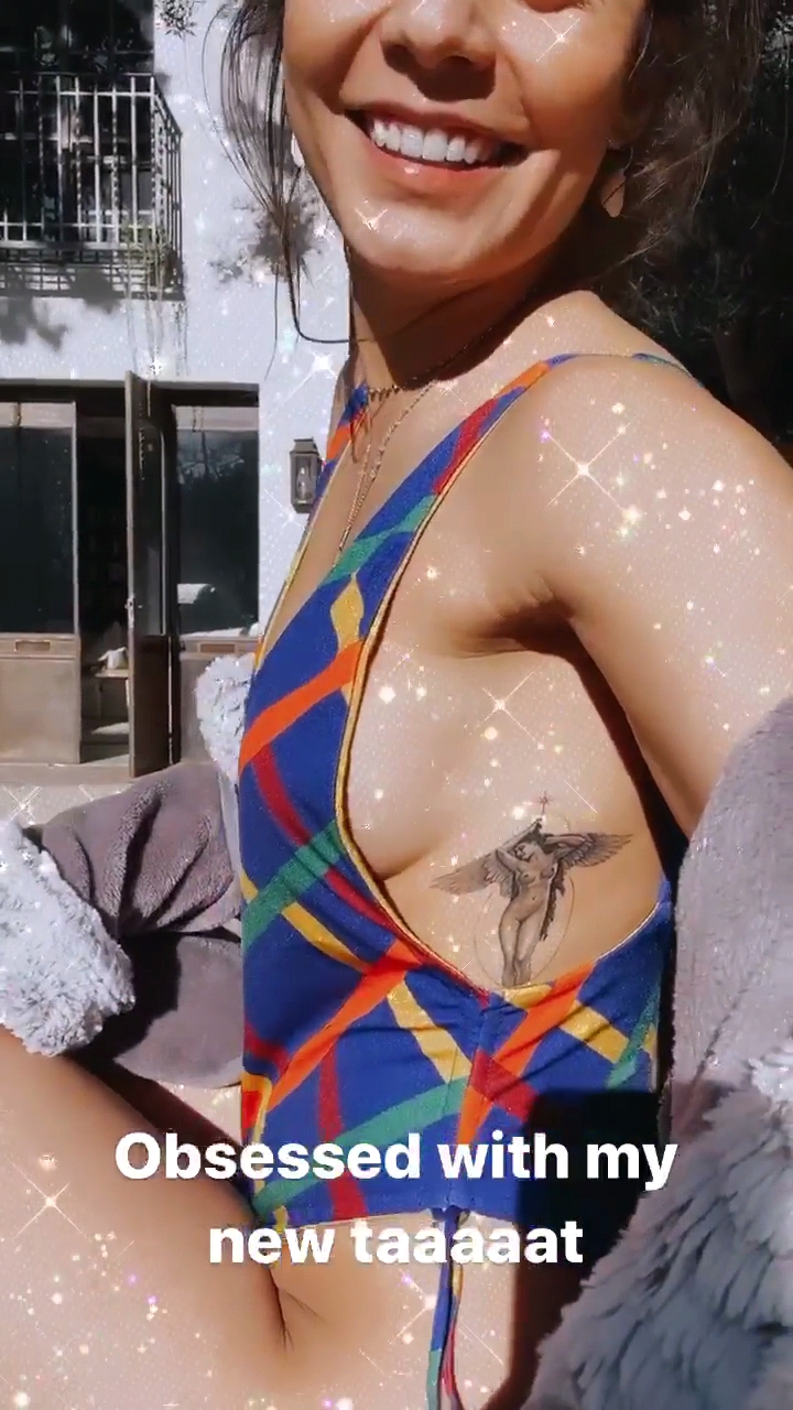 Vanessa Hudgens Shows off New Tattoo