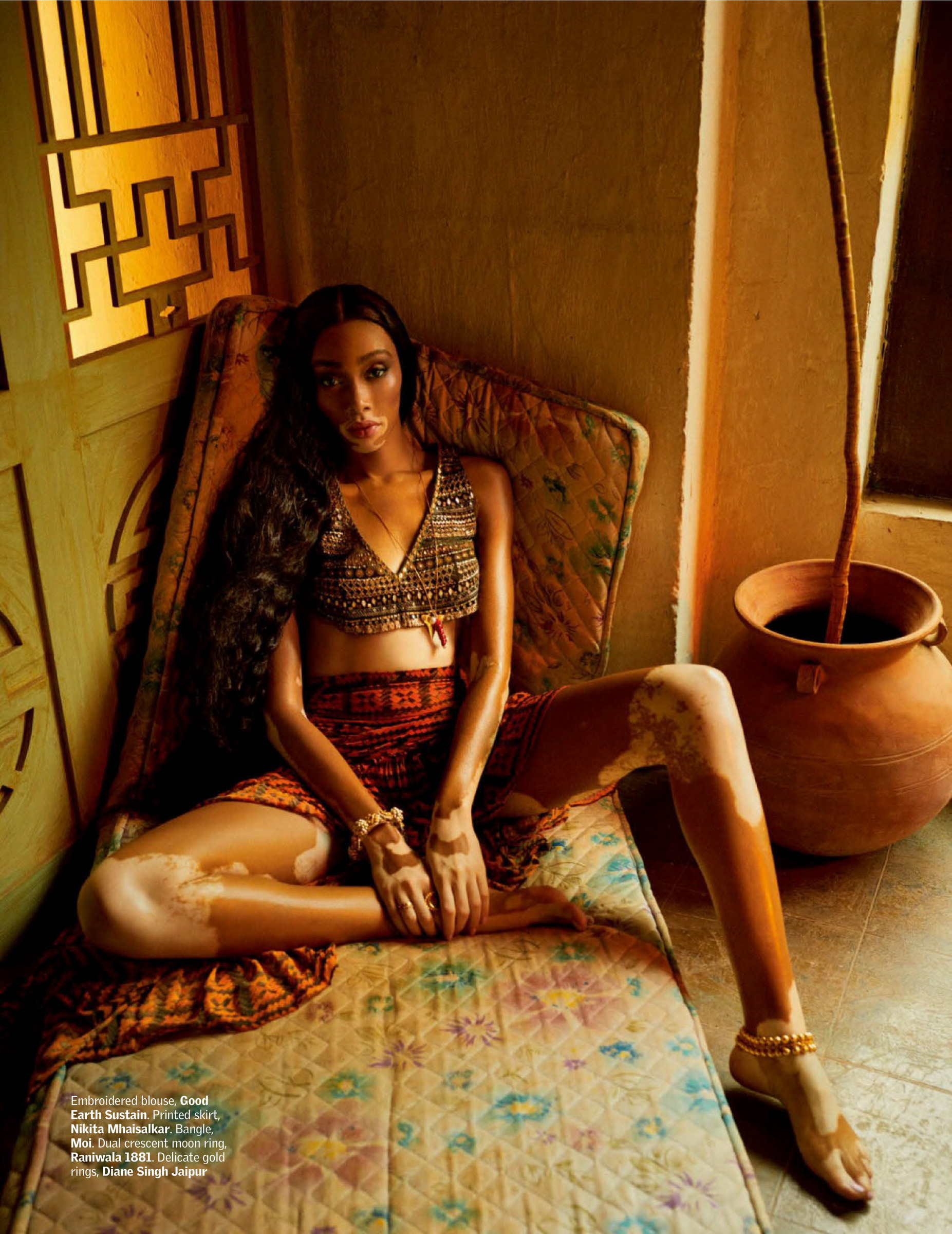 Photos n°6 : Winnie Harlow for Vogue India