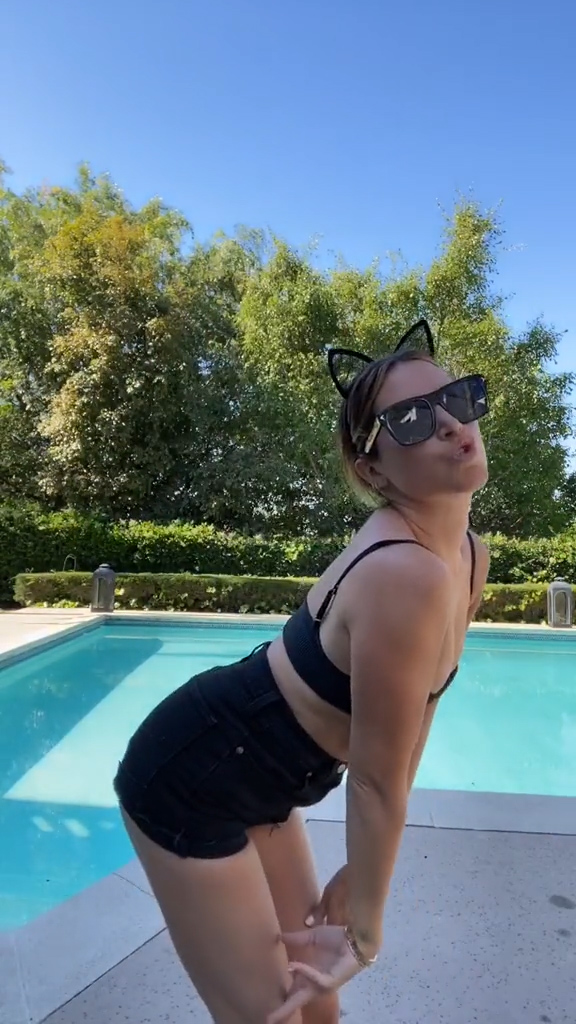 Ashley Tisdale’s Solo Pool Party! - Photo 4