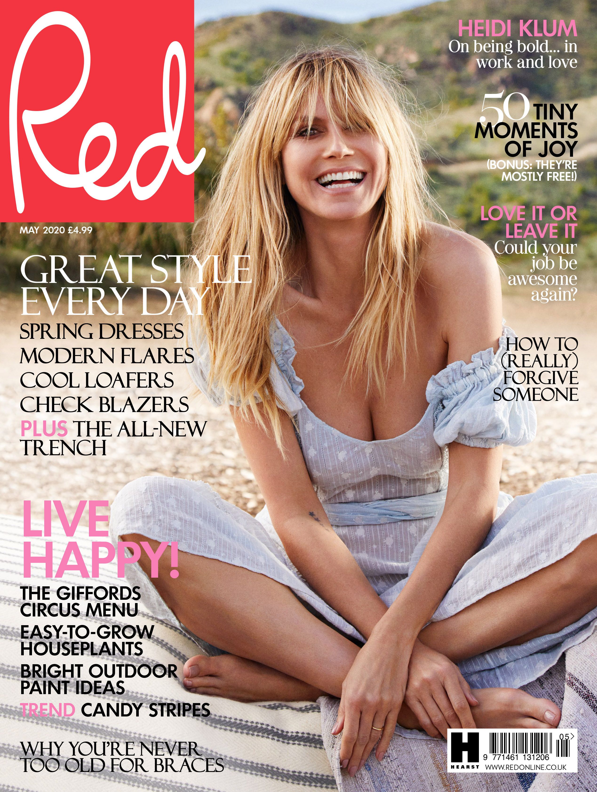 Fotos n°1 : Heidi Klum en la revista Red!
