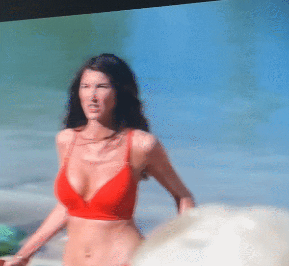 Jackie Sandler Red Bikini The Wrong Missy