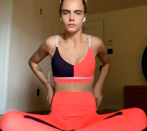 Photos n°1 : Cara Delevingne Fitness Time!