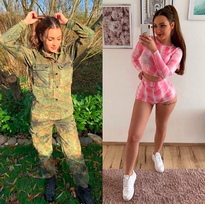 Fotos n°1 : Chicas militares calientes dentro y fuera del uniforme!