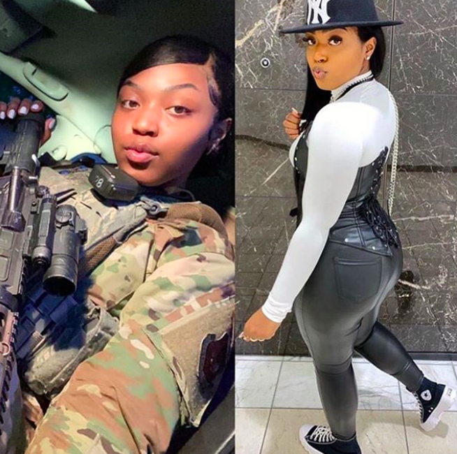 Military girls hot 