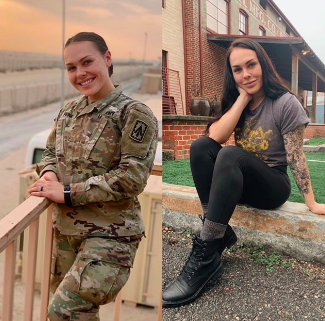 Fotos n°24 : Chicas militares calientes dentro y fuera del uniforme!