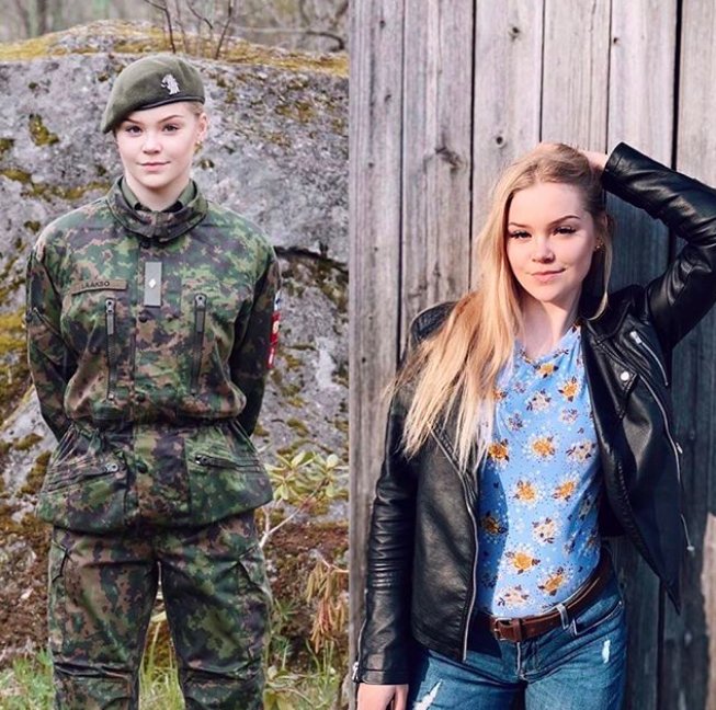 Fotos n°29 : Chicas militares calientes dentro y fuera del uniforme!