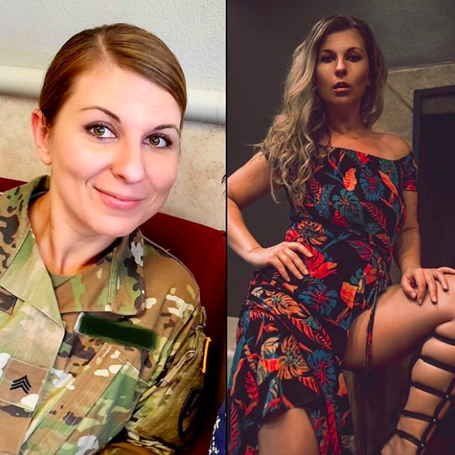 Military girls hot 