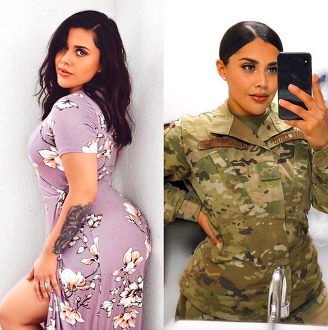 Fotos n°6 : Chicas militares calientes dentro y fuera del uniforme!