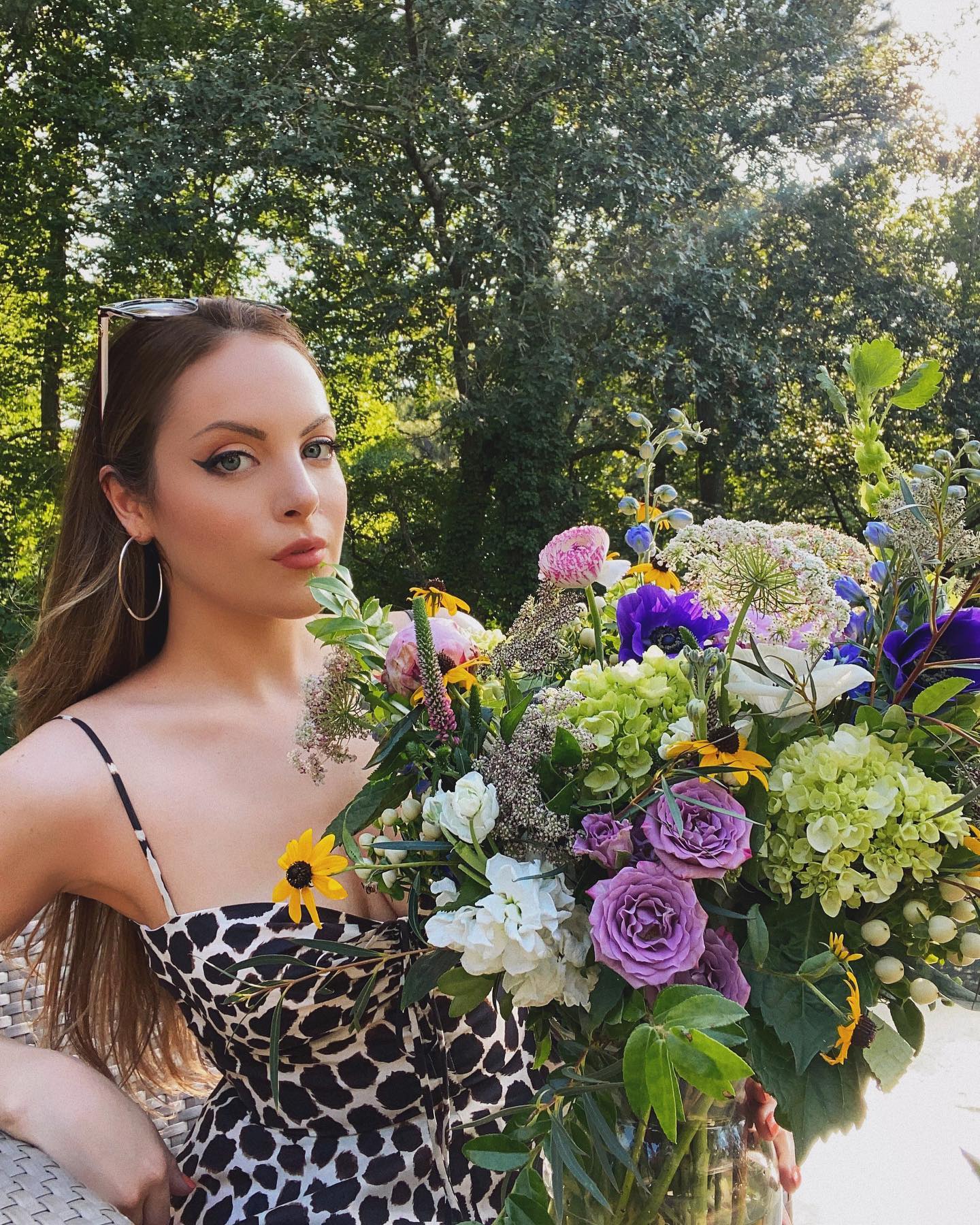 Stop And Smell Elizabeth Gillies’ Flowers!