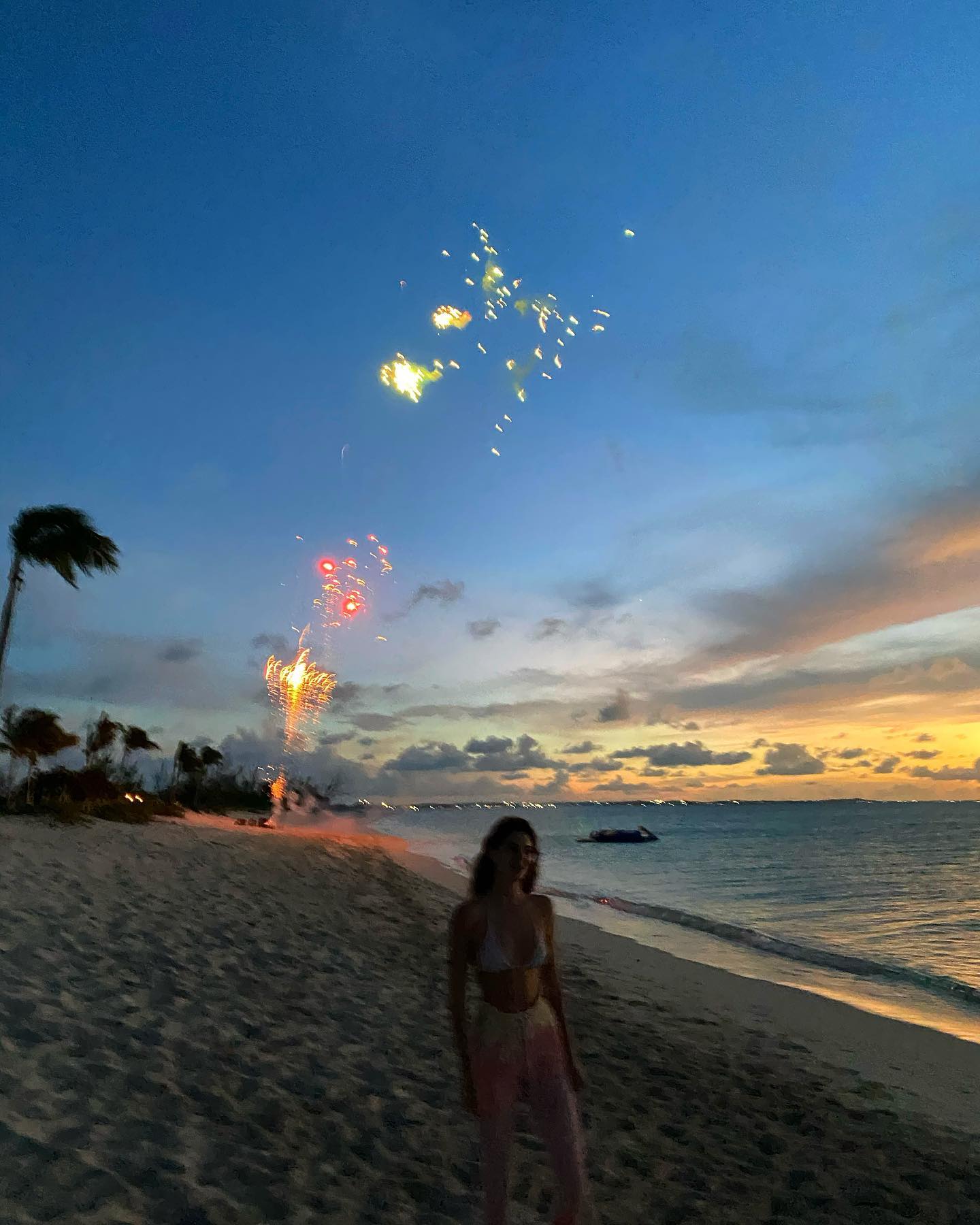 Photo n°2 : Kendall Jenner met sur un feu d?artifice!