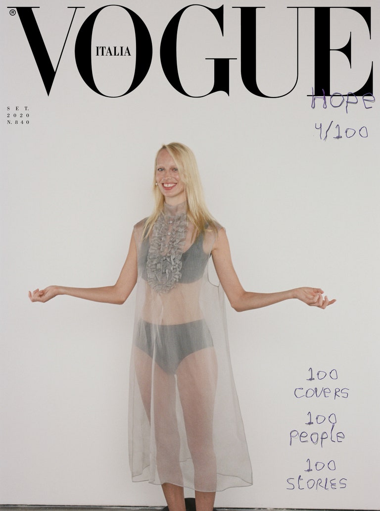 PHOTOS Les mannequins se runissent pour 100 couvertures De Vogue! - Photo 1