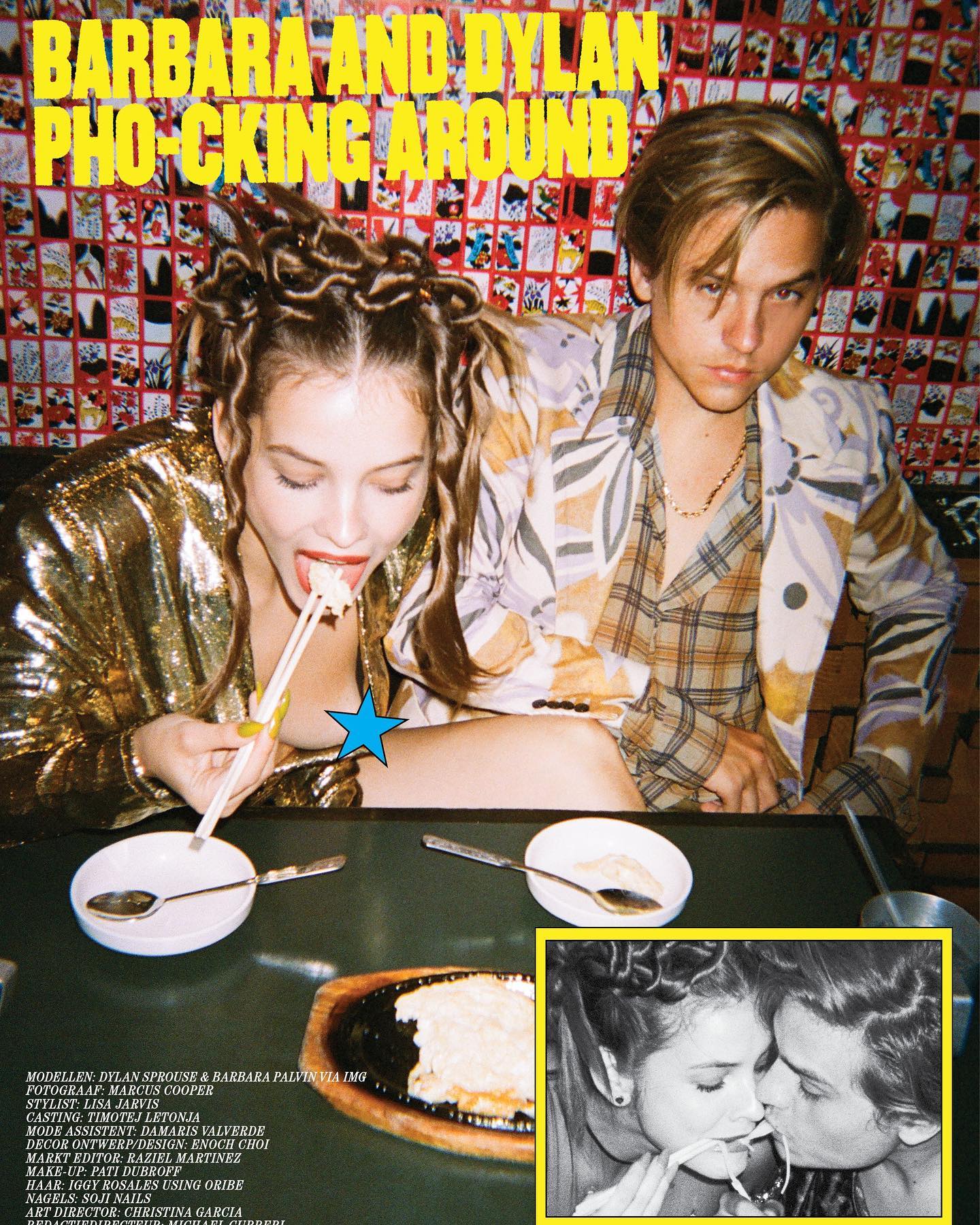 Fotos n°13 : Barbara Palvin y Dylan Sprouse Hit the Cover!