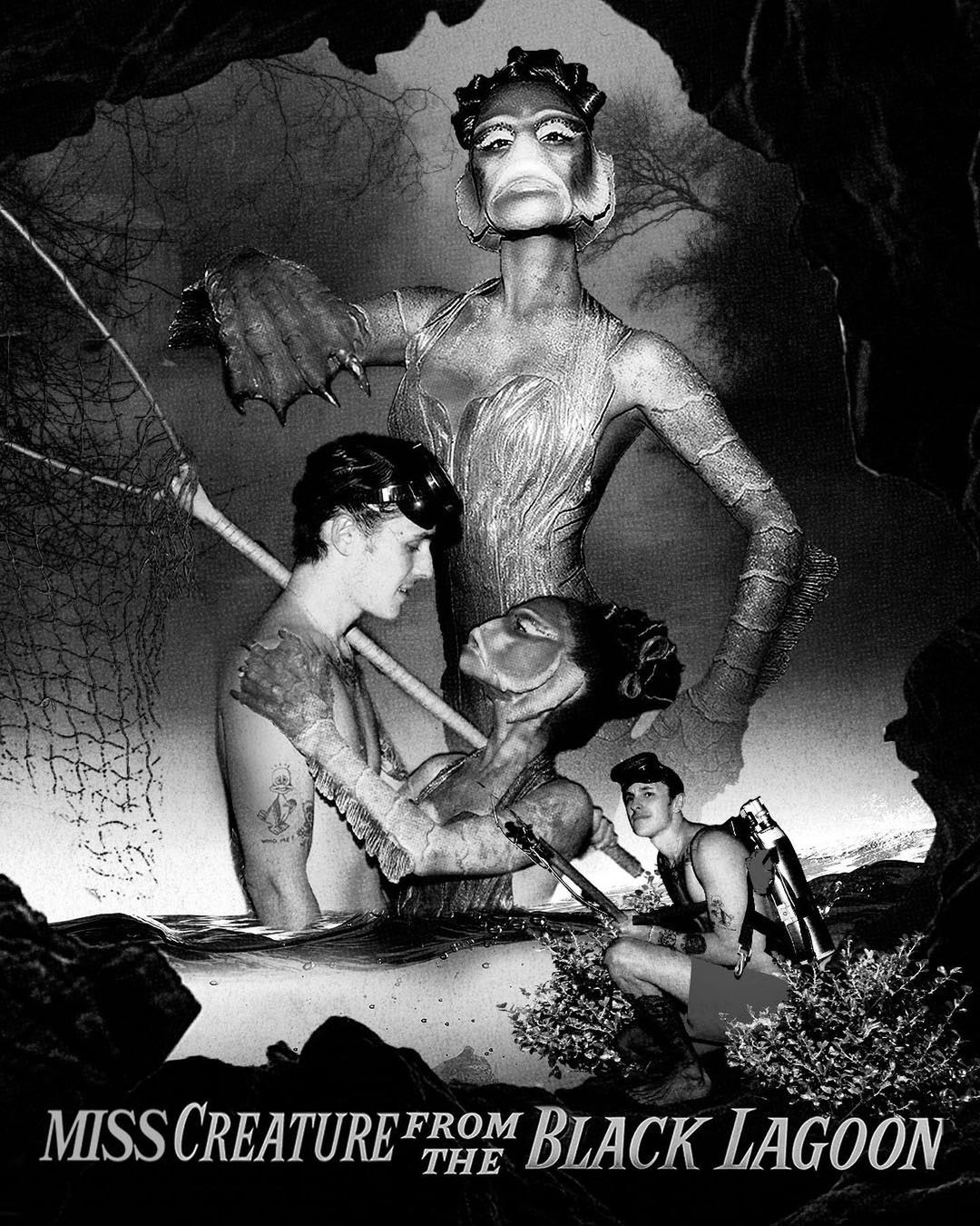 Photos n°1 : Ariana Grande is the Creature from the Black Lagoon!