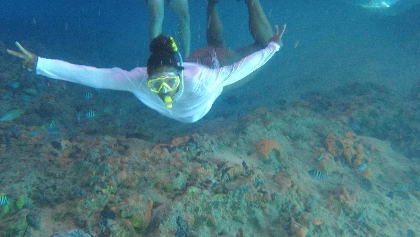 Photo n°2 : Serena Williams va sous l?eau!