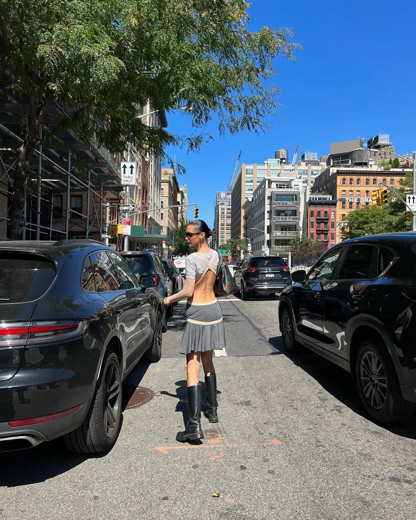 On Set of a Lingerie Photoshoot with Bella Hadid! - Photo 23