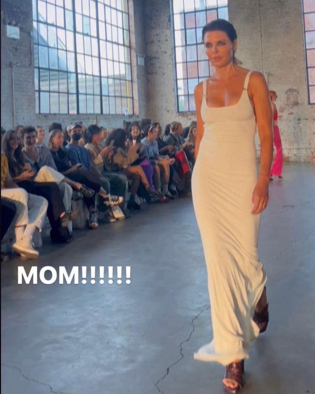 Lisa Rinna Walks the Runway at New York Fashion Week!