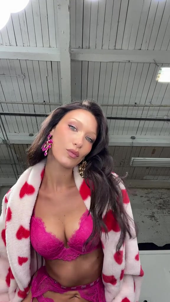 On Set of a Lingerie Photoshoot with Bella Hadid! - Photo 8