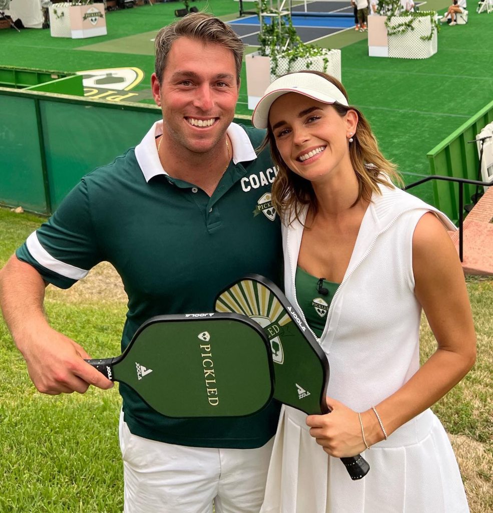Emma Watson Plays a Mean Game of Pickleball!