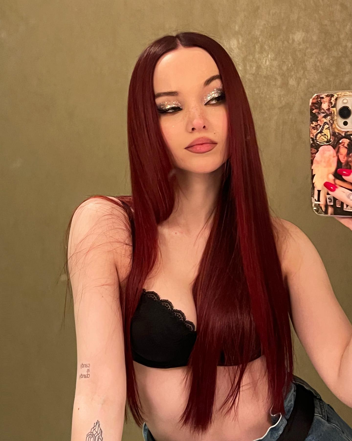 Dove Cameron Goes Red!