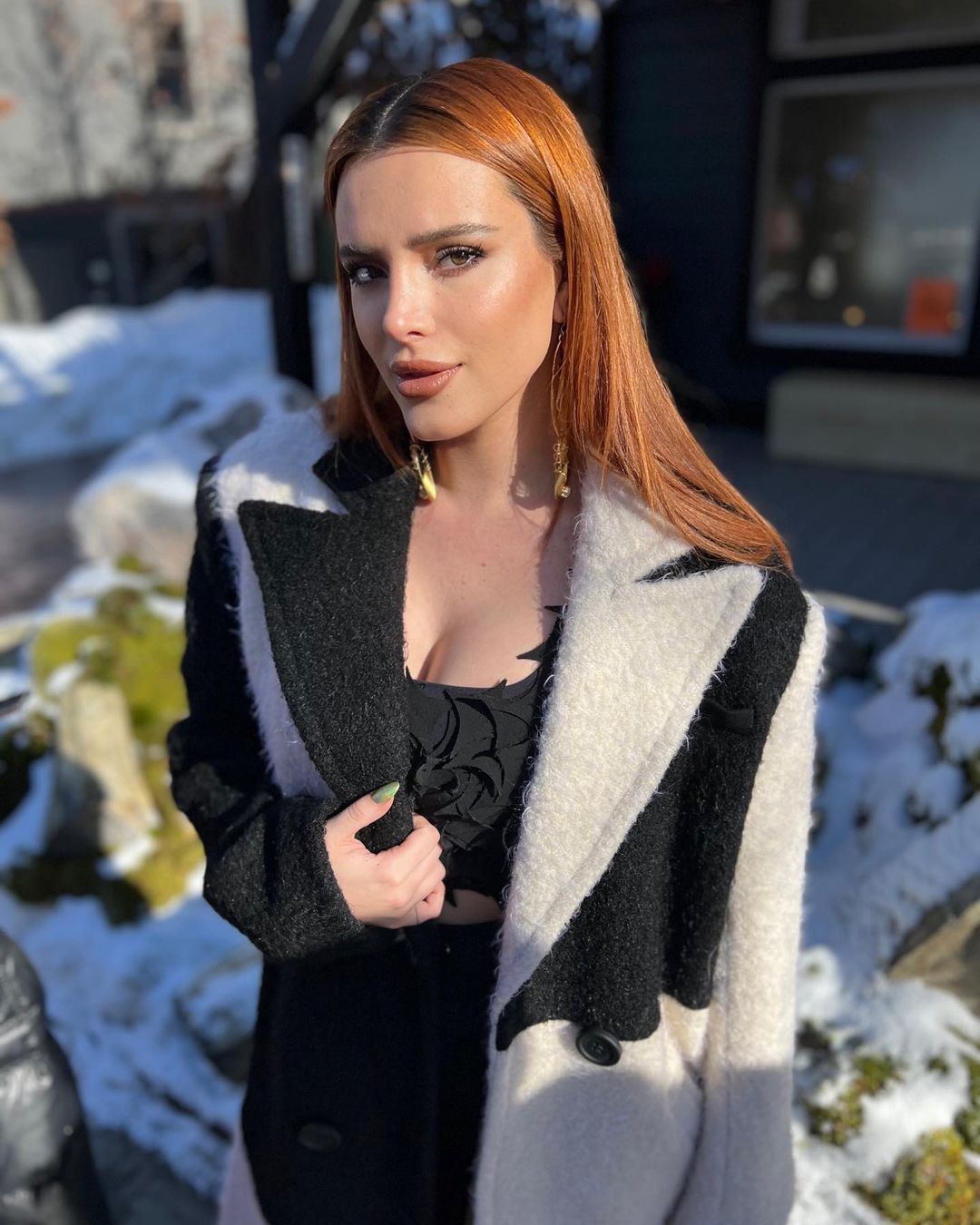 Bella Thorne is Still Braving the Cold!