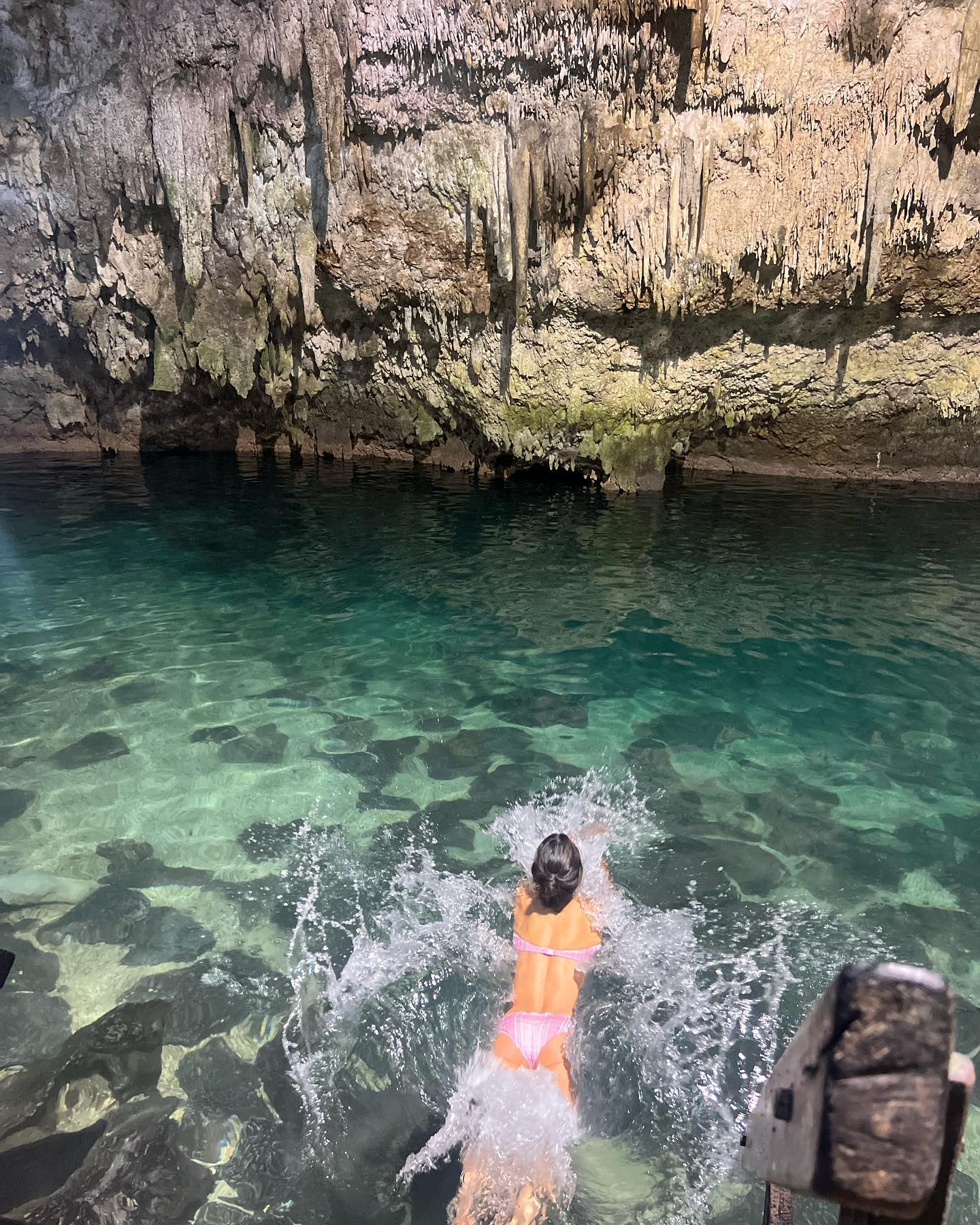 Jordana Brewster Dives Into a Cenote! - Photo 4