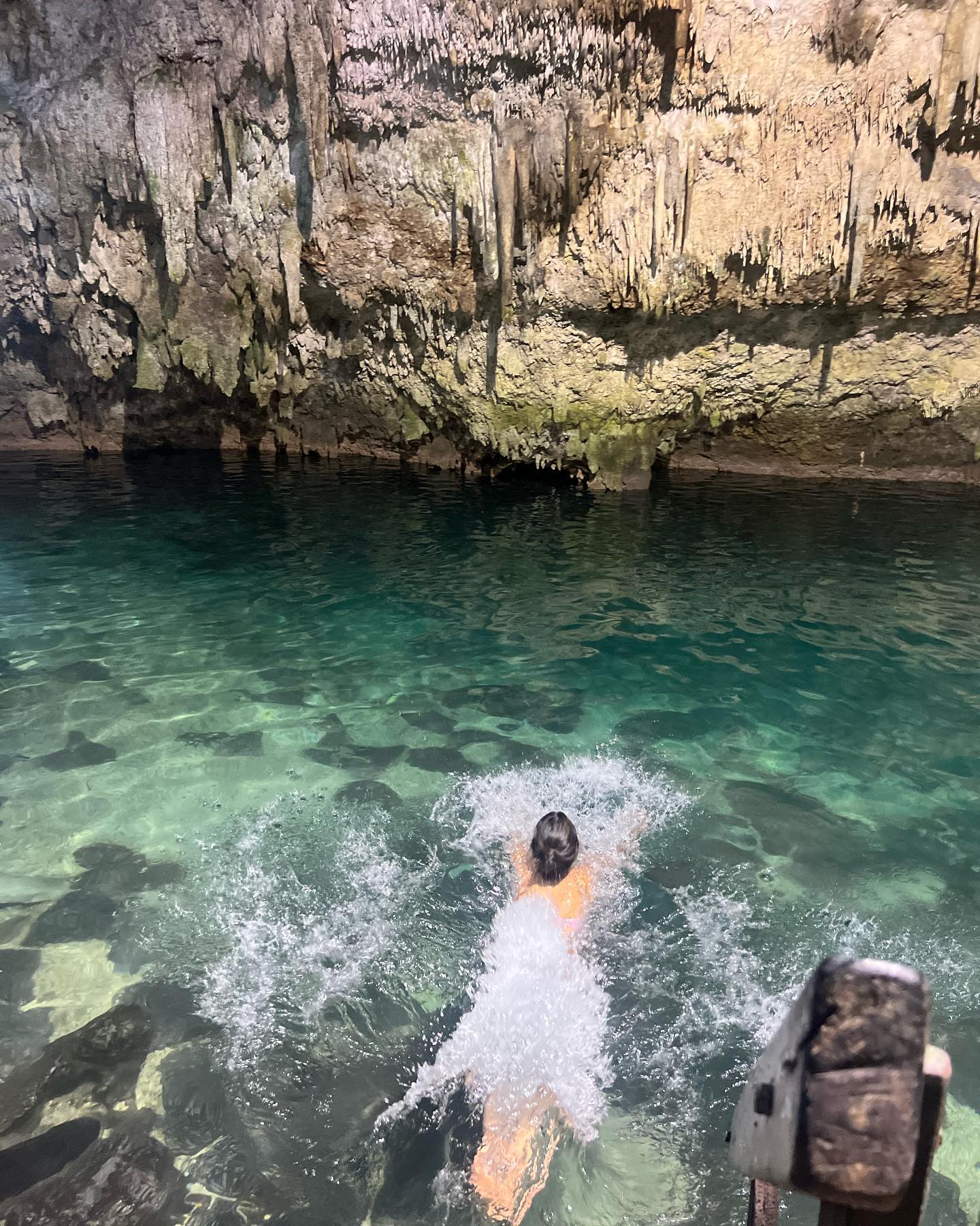 Jordana Brewster Dives Into a Cenote! - Photo 3