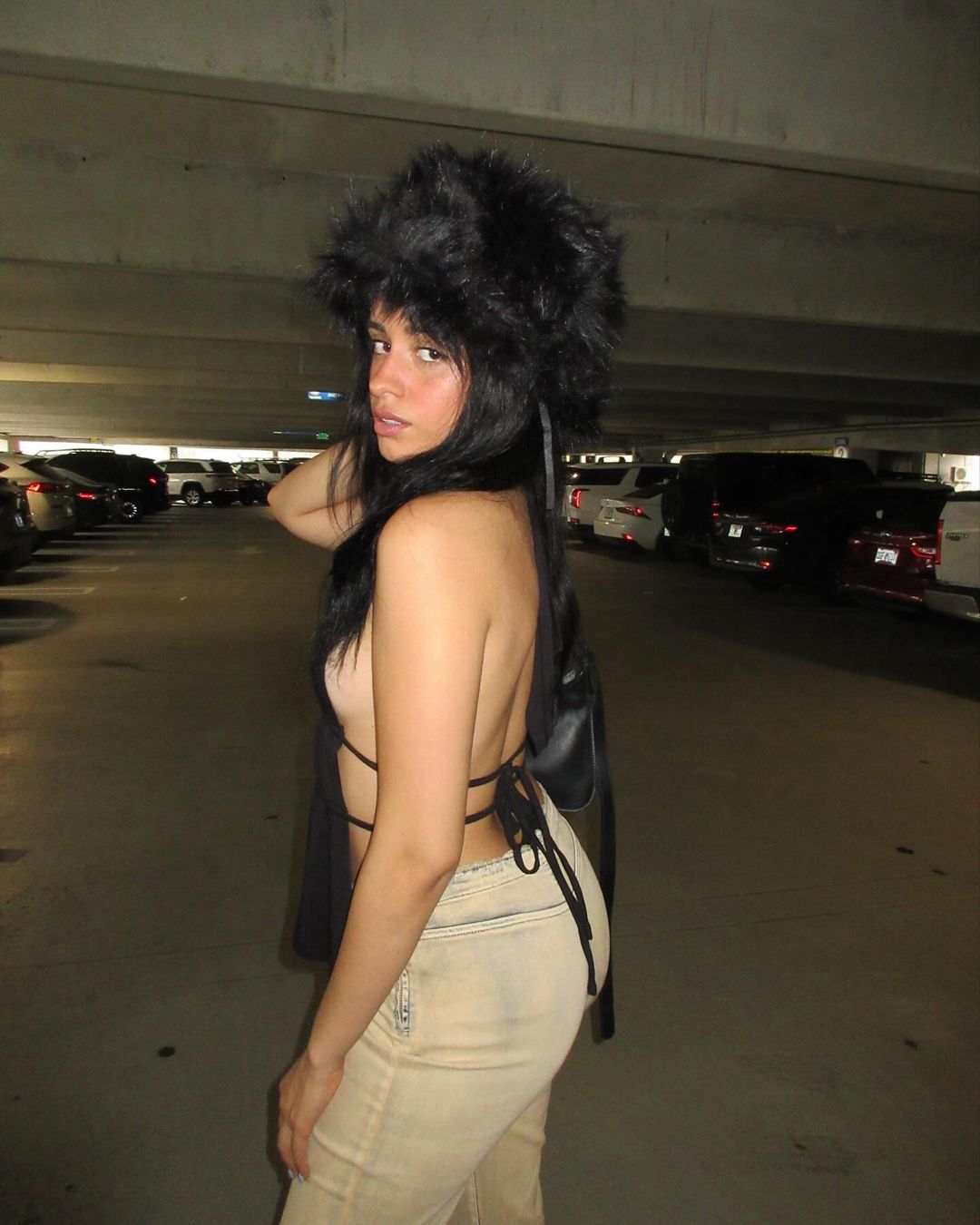 Camila Cabello Gets Cryptic in the Parking Garage! - Photo 3