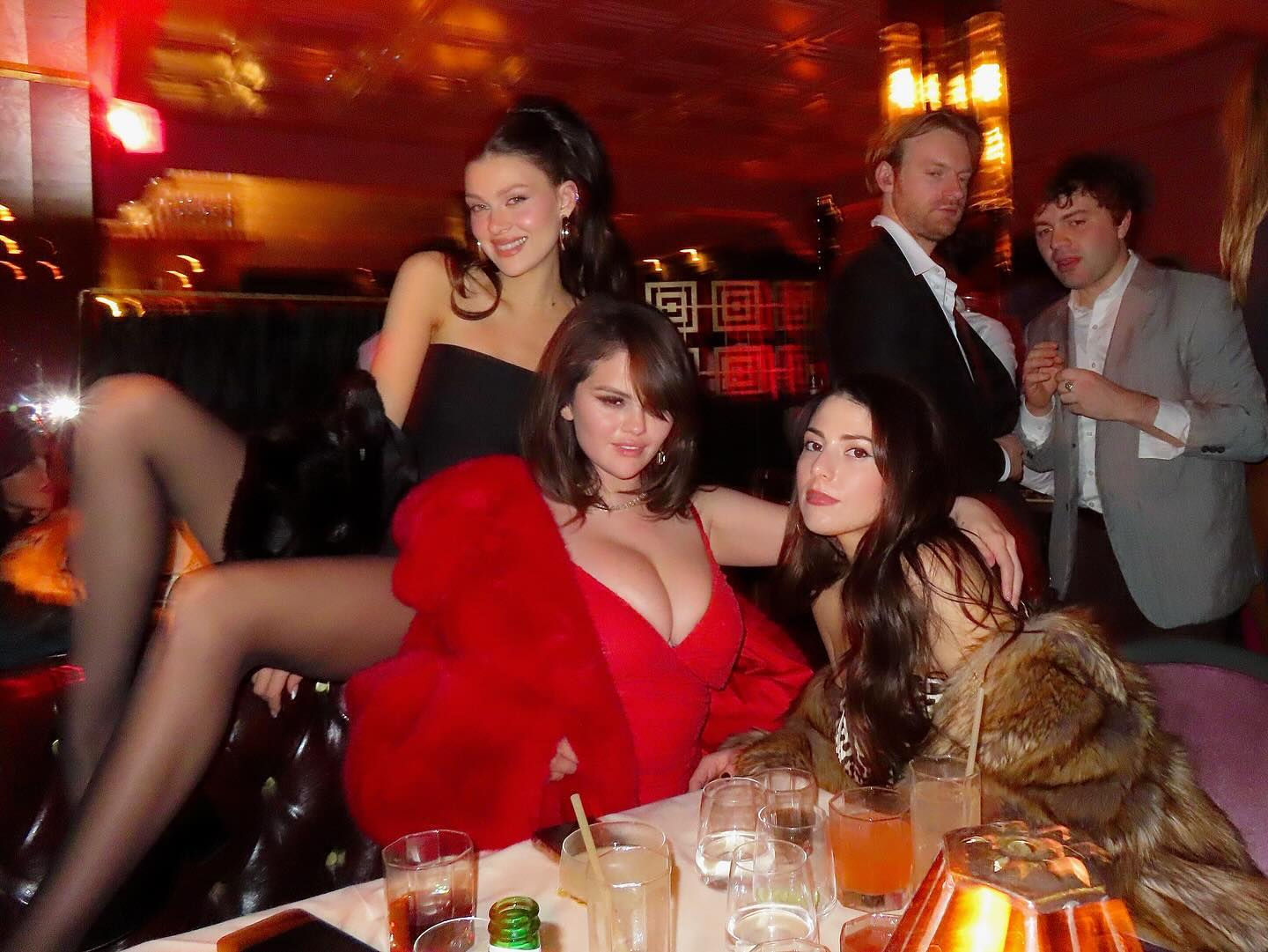 Selena Gomez Celebrates in a Red Dress! - Photo 9