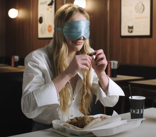 Sophie Turner Does a Taste Test – Blindfolded!